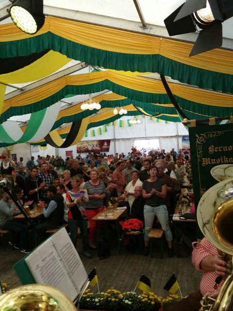 Bernsbacher Musikanten zum Stadtfest Grünhain